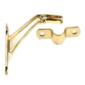Amerock 2 3/4" Stair Handrail Bracket Standard Polished Brass BP3486-3