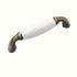 Amerock Classics Antique Brass, White 3" Ctr. Cabinet Handle BP35390-WB