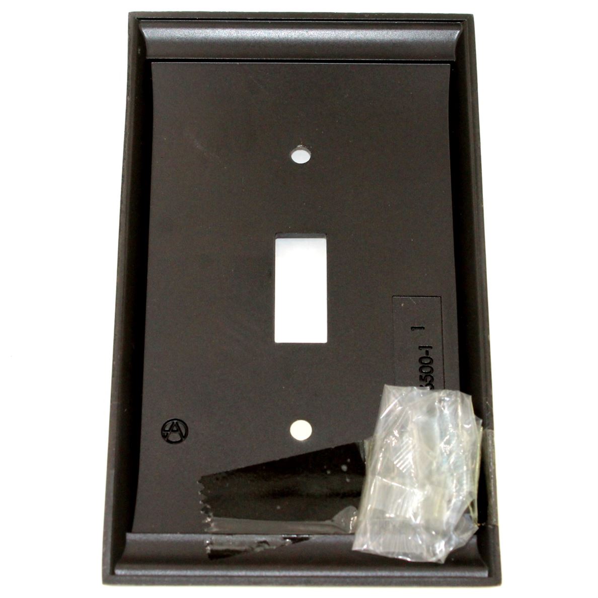 Amerock Candler Oil-Rubbed Bronze 1 Toggle Light Switch Wall Plate BP36500ORB