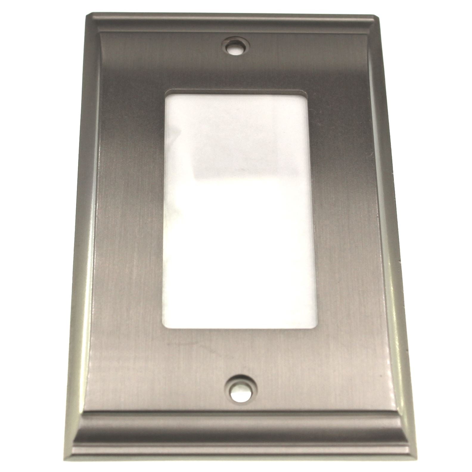 Amerock Candler Satin Nickel 1 Rocker Switch Wall Plate BP36504G10