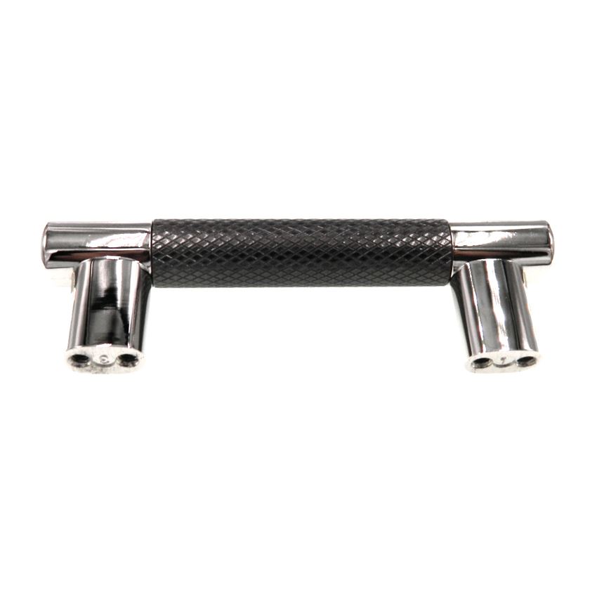 Amerock Esquire Nickel Gunmetal 3", 3 3/4" (96mm) Ctr. Bar Pull BP36557-PNGM