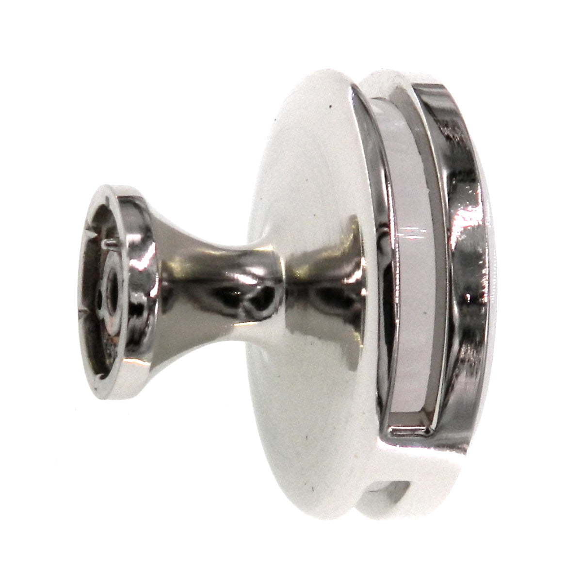 Amerock Oberon Polished Nickel Frosted Acrylic 1-3/4" Cabinet Knob BP36609PNFA