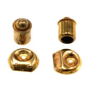 Amerock Cabinet Bullet Catch Roll Point 3/8" Dia. Bright Brass 5 Pack BP3674-3