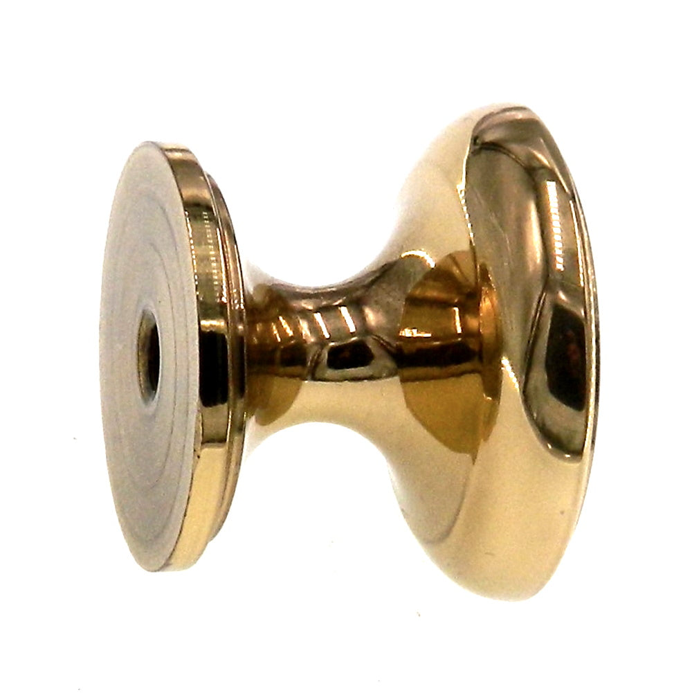 Amerock Advantage Bright Brass 1-1/4" Round Cabinet Knob Pull BP4257-B