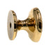 Amerock Advantage Bright Brass 1-1/4" Round Cabinet Knob Pull BP4257-B