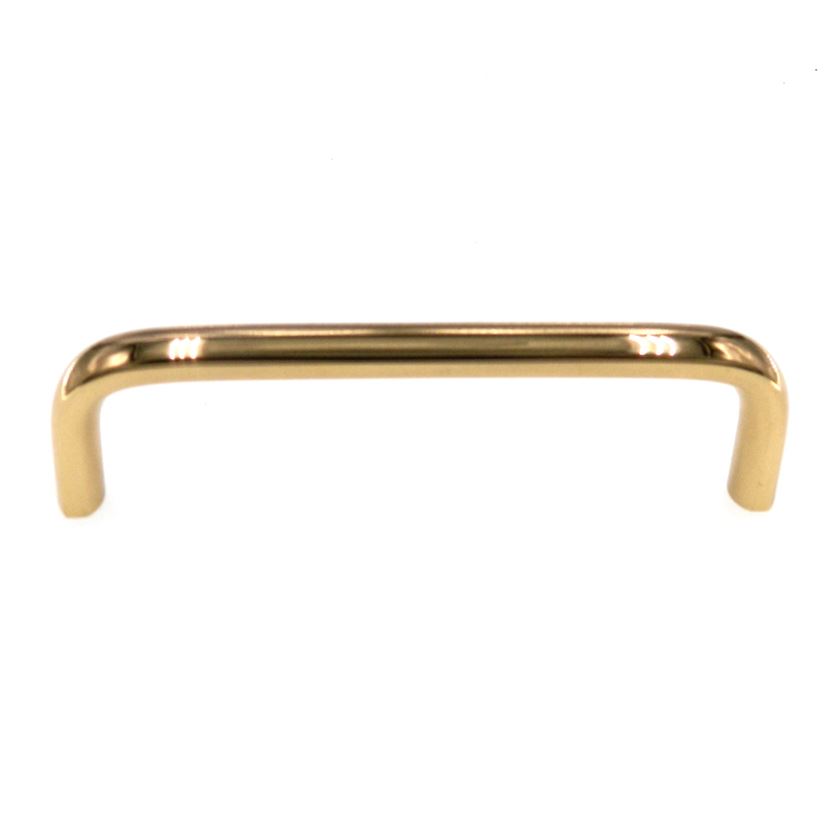 Amerock European Designs Solid Brass 3 3/4" (96mm) Ctr. Cabinet Handle BP4263-B