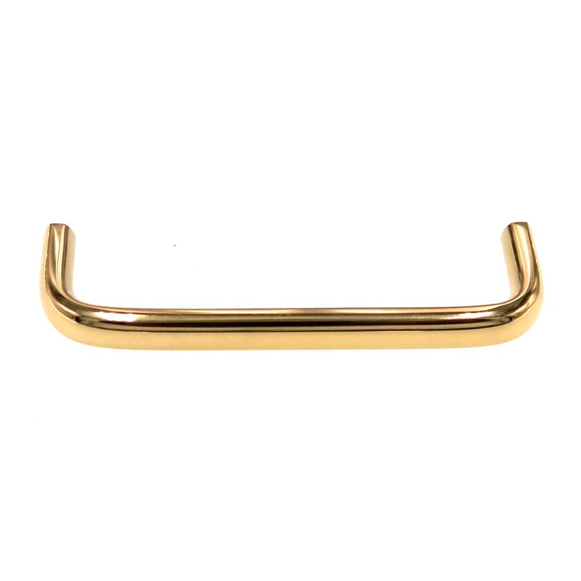 Amerock European Designs Solid Brass 3 3/4" (96mm) Ctr. Cabinet Handle BP4263-B