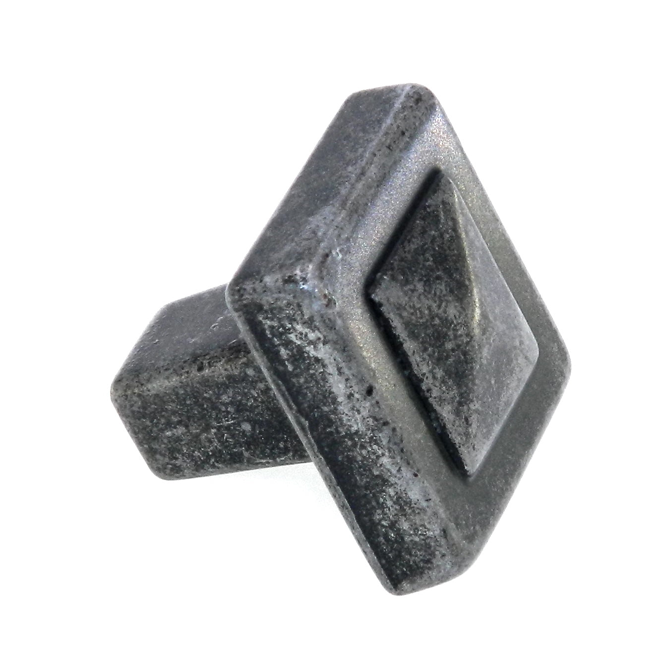 Amerock Forgings BP4429-WI - Tirador cuadrado de hierro forjado de 1-1/8"
