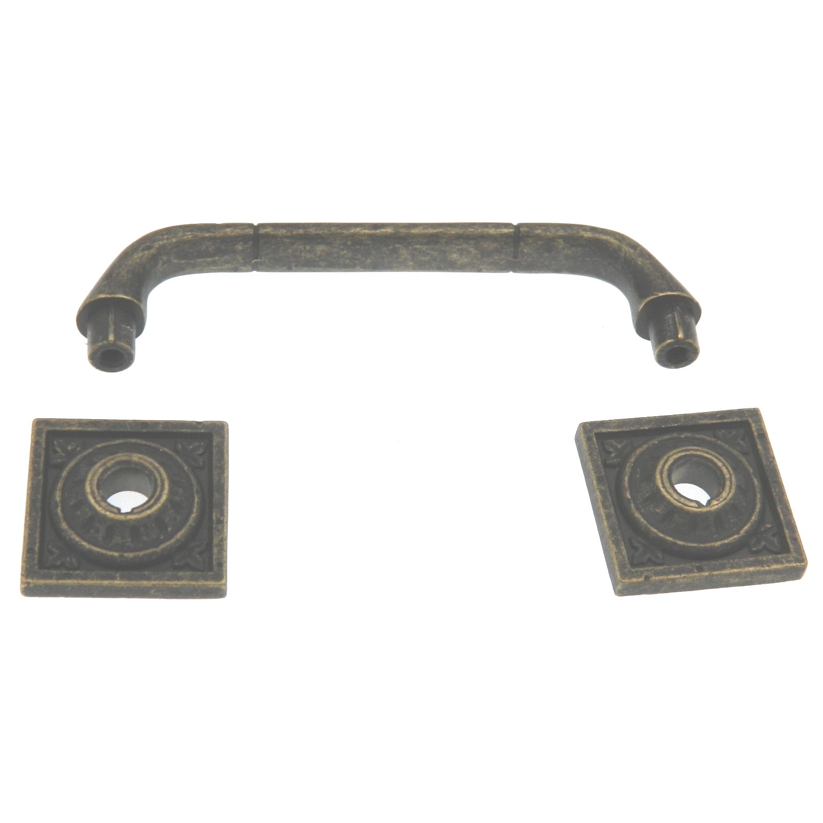 Amerock Ambrosia latón desgastado 3 3/4" (96 mm) de centro a centro tirador de gabinete BP4482R2