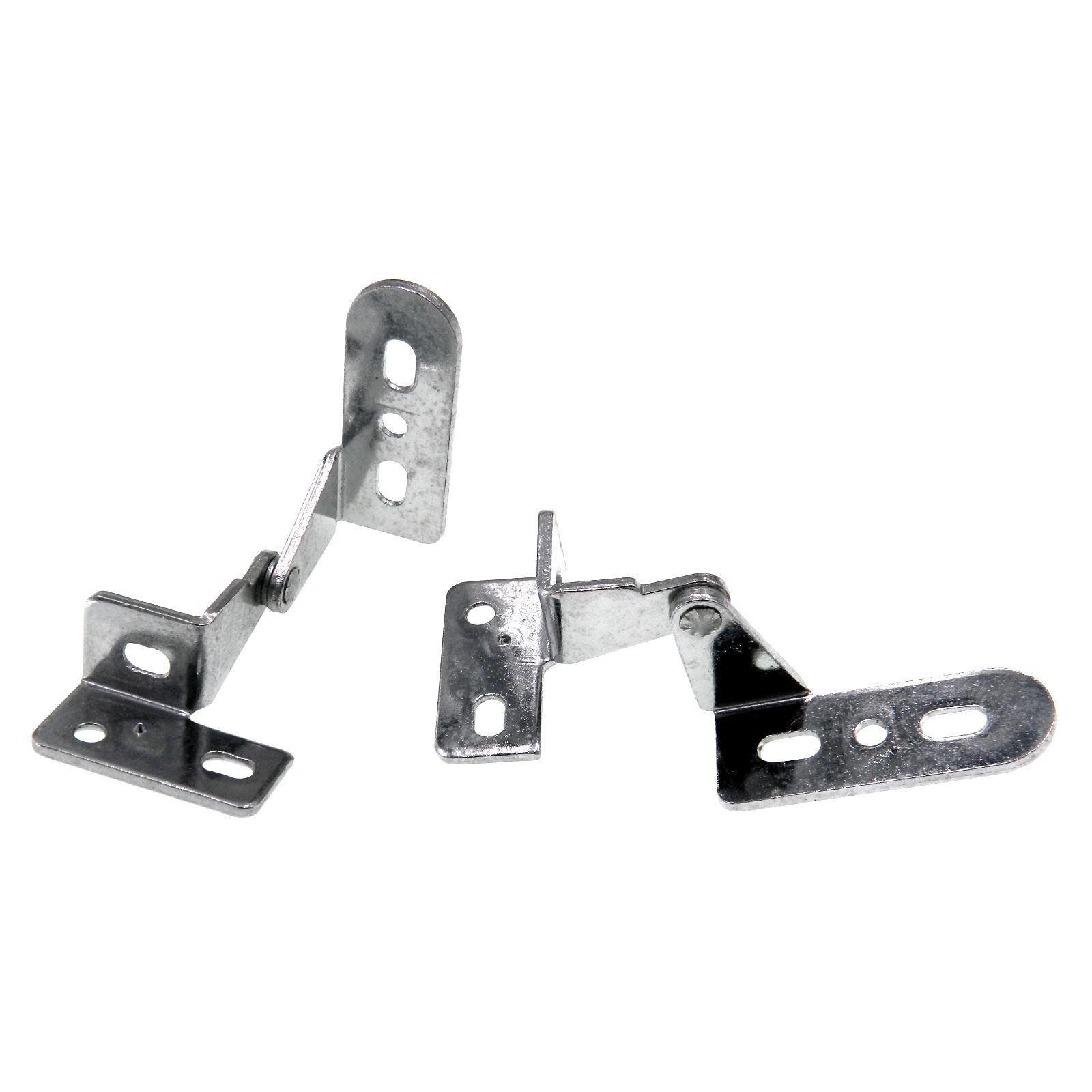 Left And Right Knife-Pivot Pin Overlay Cabinet Hinges Polished Chrome BP5146-26