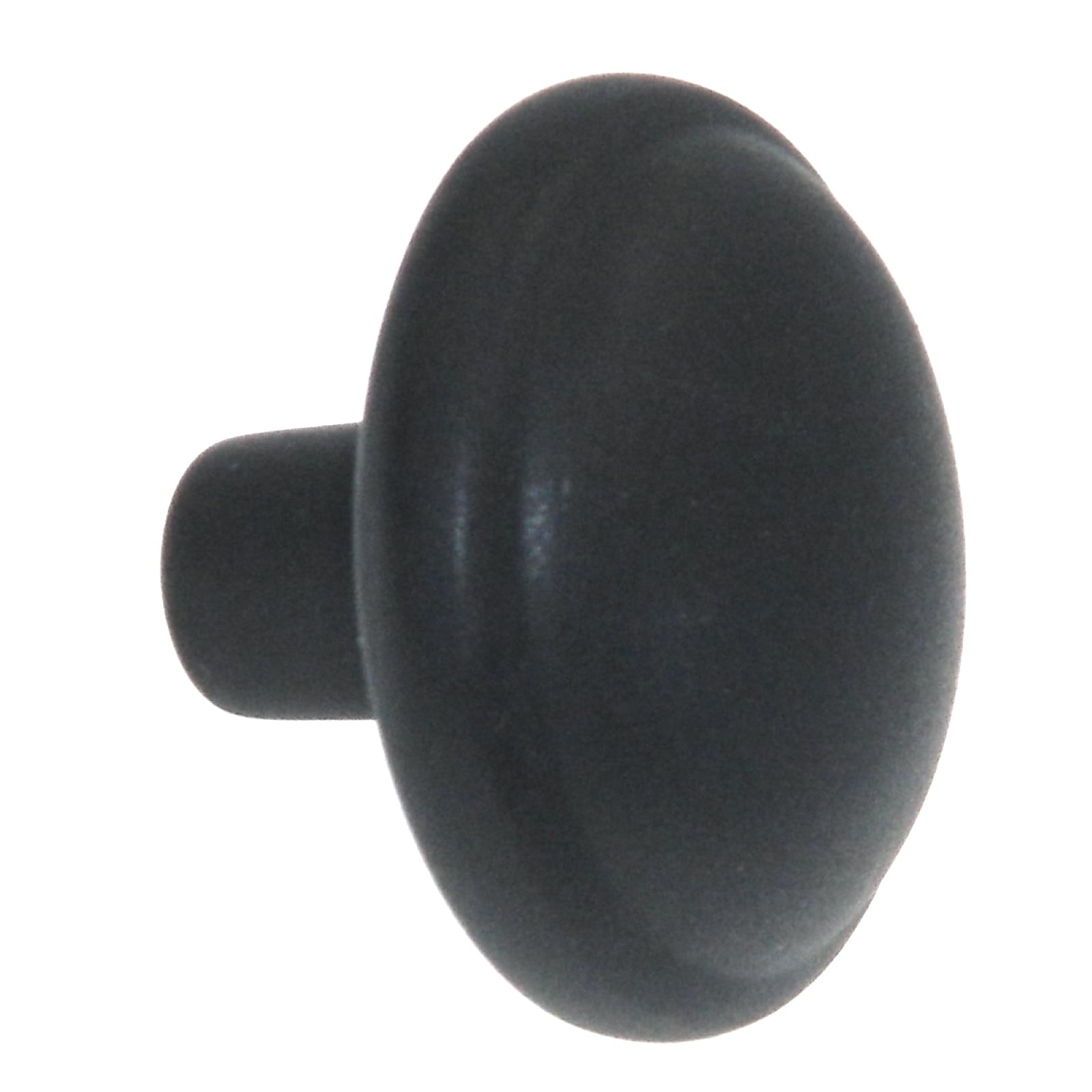 Amerock Allison Flat Black 1 1/4" Round Cabinet Pull Knob BP53000FB