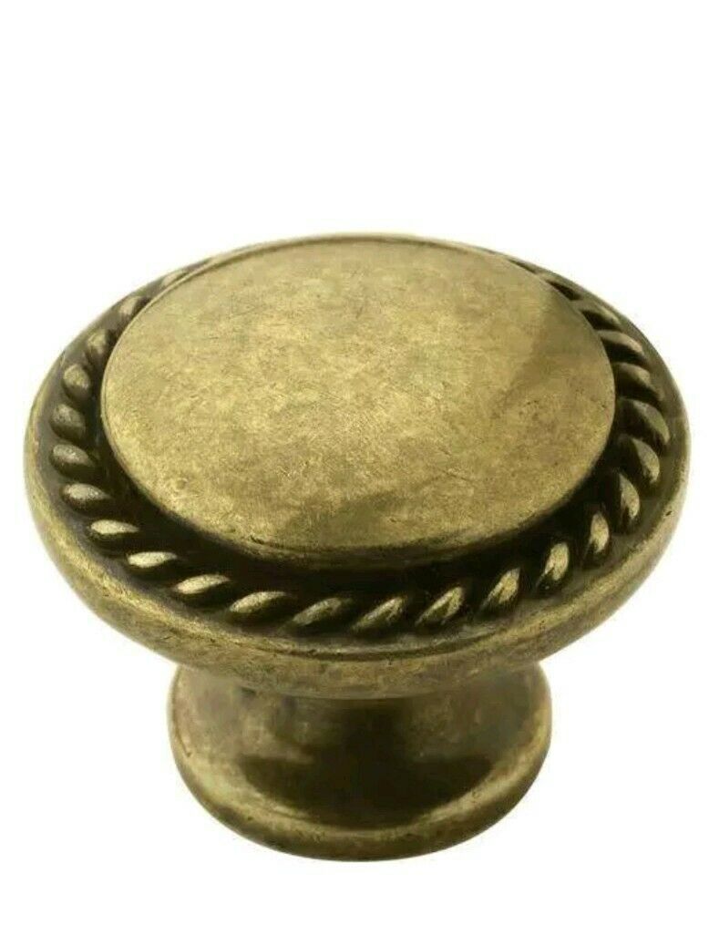 Amerock Allison Burnished Brass 1-3/16 inch Round Cabinet Knob BP53001BB