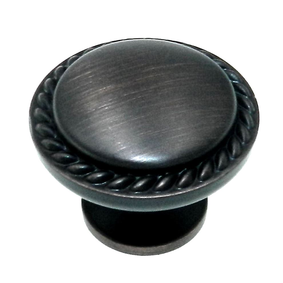 Amerock Everyday Heritage Oil-Rubbed Bronze 1 3/16" Rope Cabinet Knob BP53001ORB