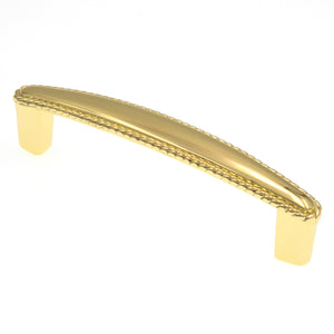 Amerock Allison Polished Brass 3 3/4" (96mm) Center to Center Rope Cabinet Handle Pull BP530043