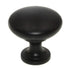 Amerock Edona Matte Black 1 1/4" Round Cabinet Knob BP53005FB
