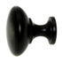 Amerock Edona Matte Black 1 1/4" Round Cabinet Knob BP53005FB