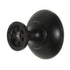 Amerock Edona Matte Black 1 1/4" Round Cabinet Knob BP53005FB