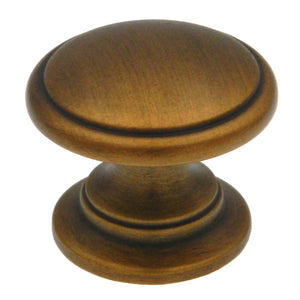 Amerock Allison Gilded Bronze 1 1/4" Round Cabinet Pull Knob BP53012GB