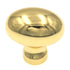 Amerock Allison BP530143 - Pomo ovalado para gabinete (latón pulido, 1 3/8 pulgadas)