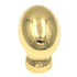 Amerock Allison BP530143 - Pomo ovalado para gabinete (latón pulido, 1 3/8 pulgadas)