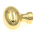Amerock Allison BP530143 - Pomo ovalado para gabinete (latón pulido, 1 3/8 pulgadas)