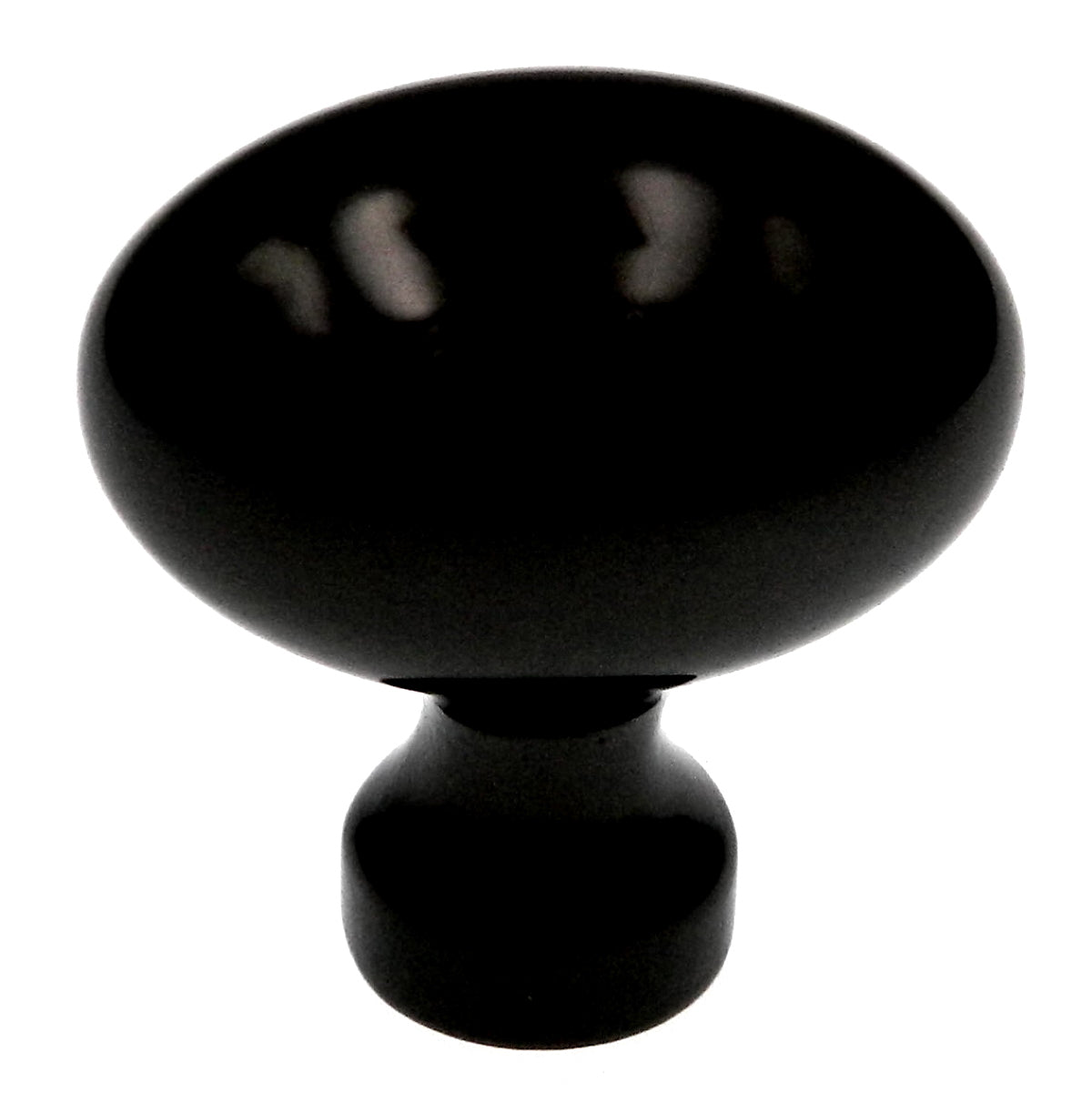 Amerock Allison Black Nickel 1 3/8" Oval Cabinet Pull Knob BP53014BN