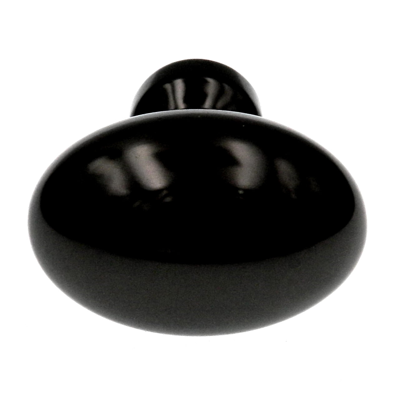 Amerock Allison Black Nickel 1 3/8" Oval Cabinet Pull Knob BP53014BN