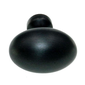 Amerock Vaile Oil-Rubbed Bronze 1 3/8" Oval Cabinet Knob BP53014ORB