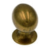 Amerock Allison 1 3/8" Burnished Brass Oval Cabinet Knob Pull BP53018-BB