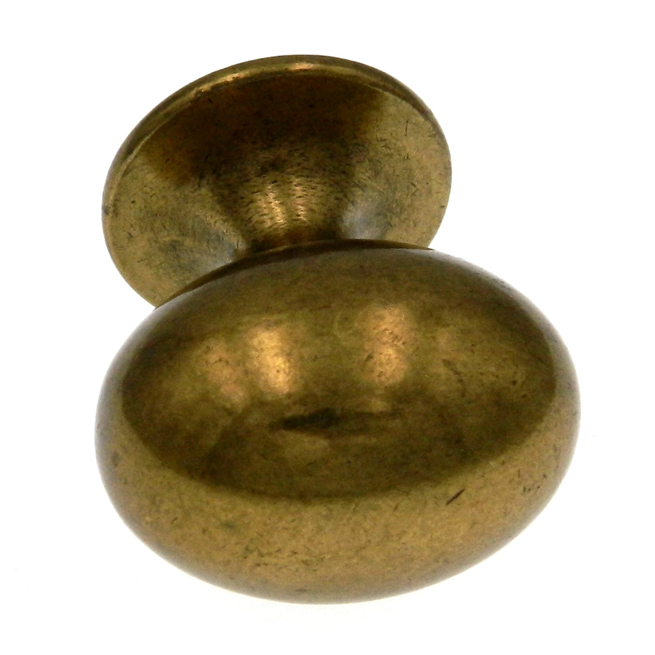 Amerock Allison 1 3/8" Burnished Brass Oval Cabinet Knob Pull BP53018-BB