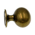 Amerock Allison 1 3/8" Burnished Brass Oval Cabinet Knob Pull BP53018-BB