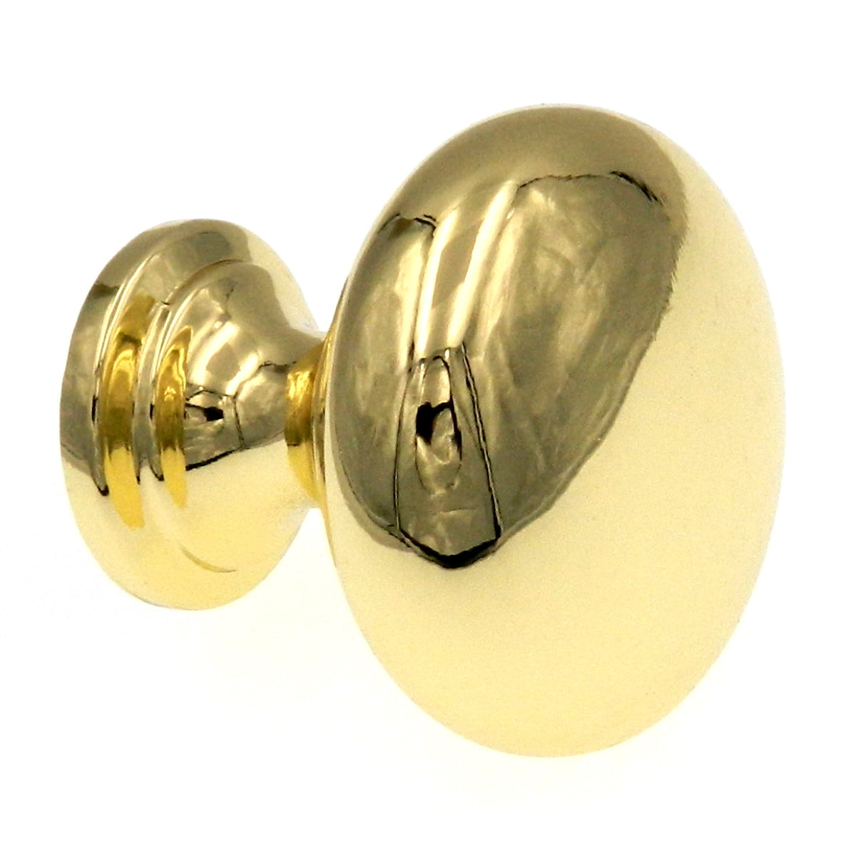 Amerock Allison Polished Brass 1 1/4" Round Cabinet Pull Knob BP530233