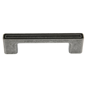 Amerock Polara Aged Pewter 3 3/4" (96mm) Center to Center Cabinet Handle Pull BP53026AP