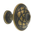 Amerock Padma Distressed Brass 1 3/8" Round Cabinet Pull Knob BP53027DBS