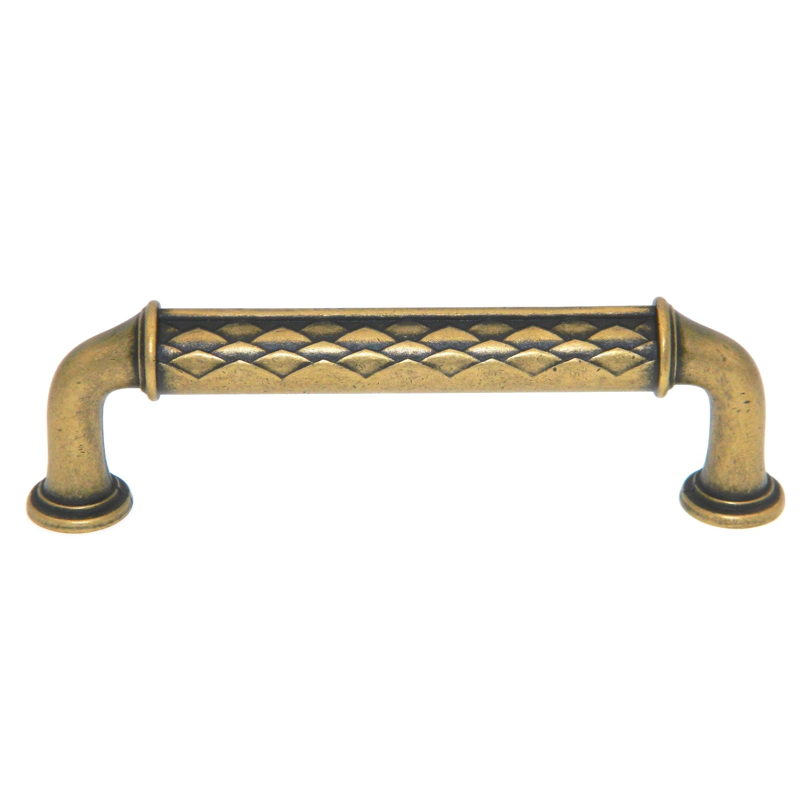 Amerock Padma Distressed Brass 3 3/4" (96mm) Center to Center Cabinet Handle Pull BP53028DBS