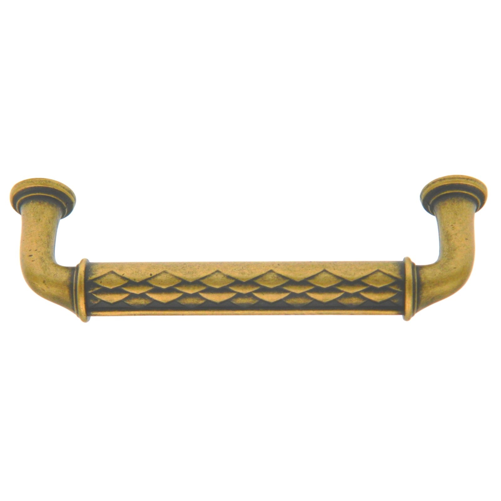 Amerock Padma Distressed Brass 3 3/4" (96mm) Center to Center Cabinet Handle Pull BP53028DBS