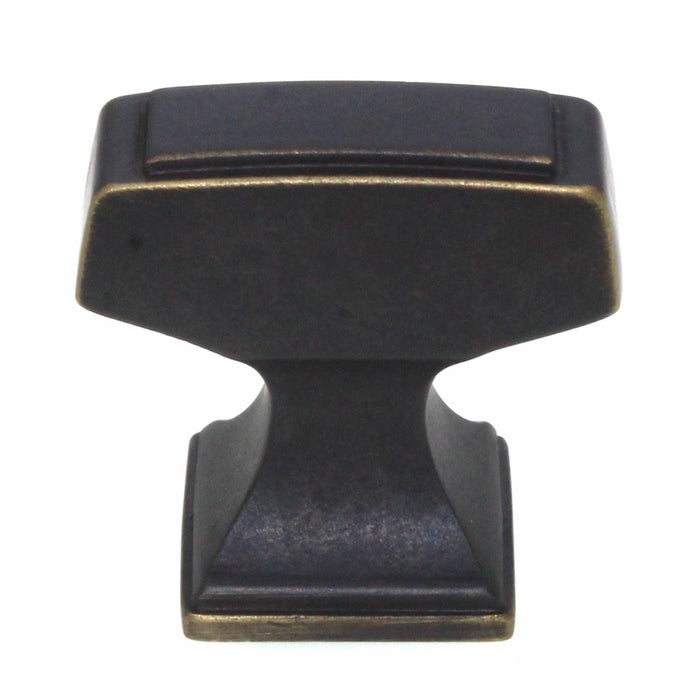 Amerock Mulholland BP53029VB - Pomo rectangular para gabinete (1 1/4", bronce veneciano)