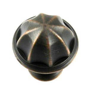 Amerock Allison 1" Oil-Rubbed Bronze Round Octagonal Dome Cabinet Knob BP53035-ORB