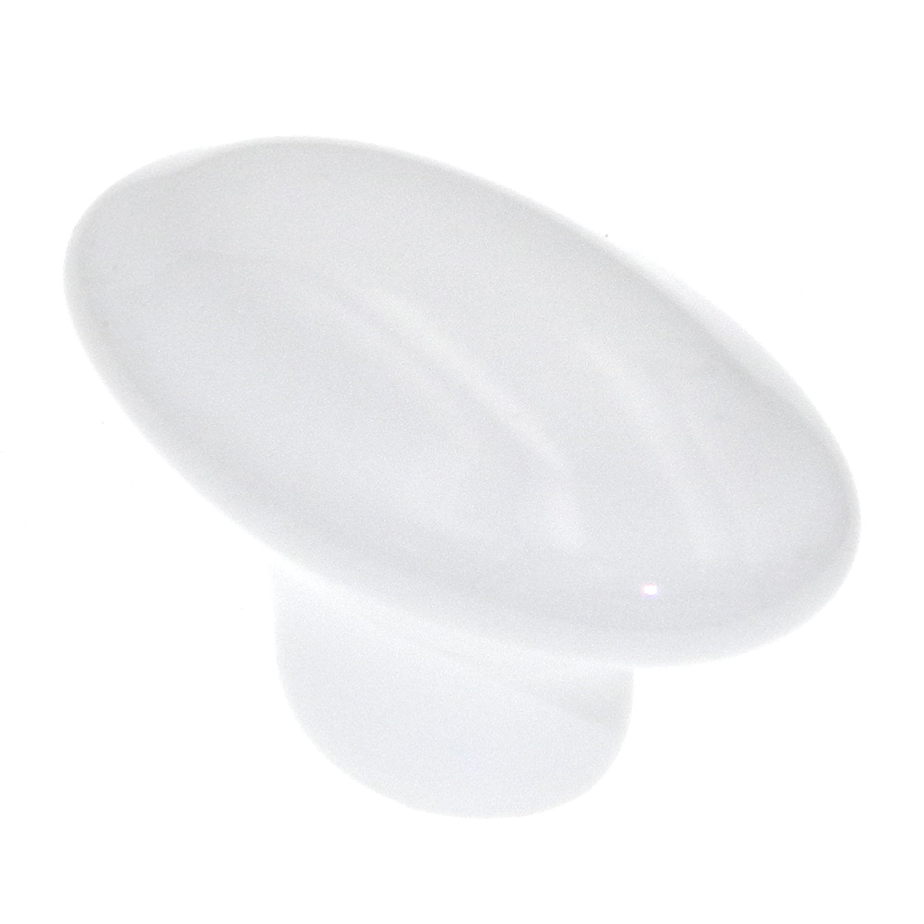 Amerock Allison White 1 13/16" Oval Cabinet Ceramic Knob BP531454