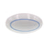 Amerock Ceramics White Blue 1-13/16" Oval Blue Circle Cabinet Knob BP5314-BC