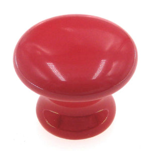 Amerock Allison Red 1 1/2" Round Ceramic Cabinet Knob BP5322-BE