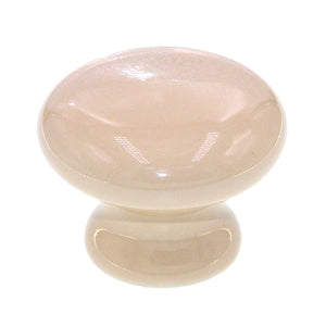 Amerock Ceramics Almond 1 1/2" Round Cabinet Knob BP5322-BL