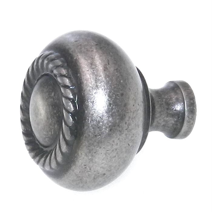 Amerock Allison Weathered Nickel 1 1/4" Rope Cabinet Knob BP53471-WN