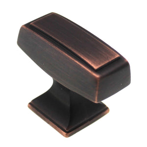 Amerock Mulholland Oil-Rubbed Bronze 1 1/2" Rectangle Cabinet Knob BP535342ORB