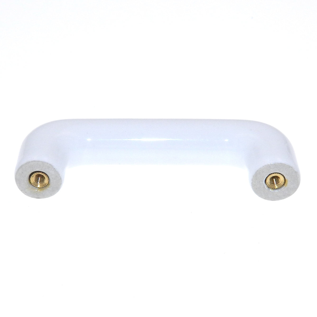 Amerock BP5373-GC White 3"cc Ceramic Cabinet Arch Pull Ceramics