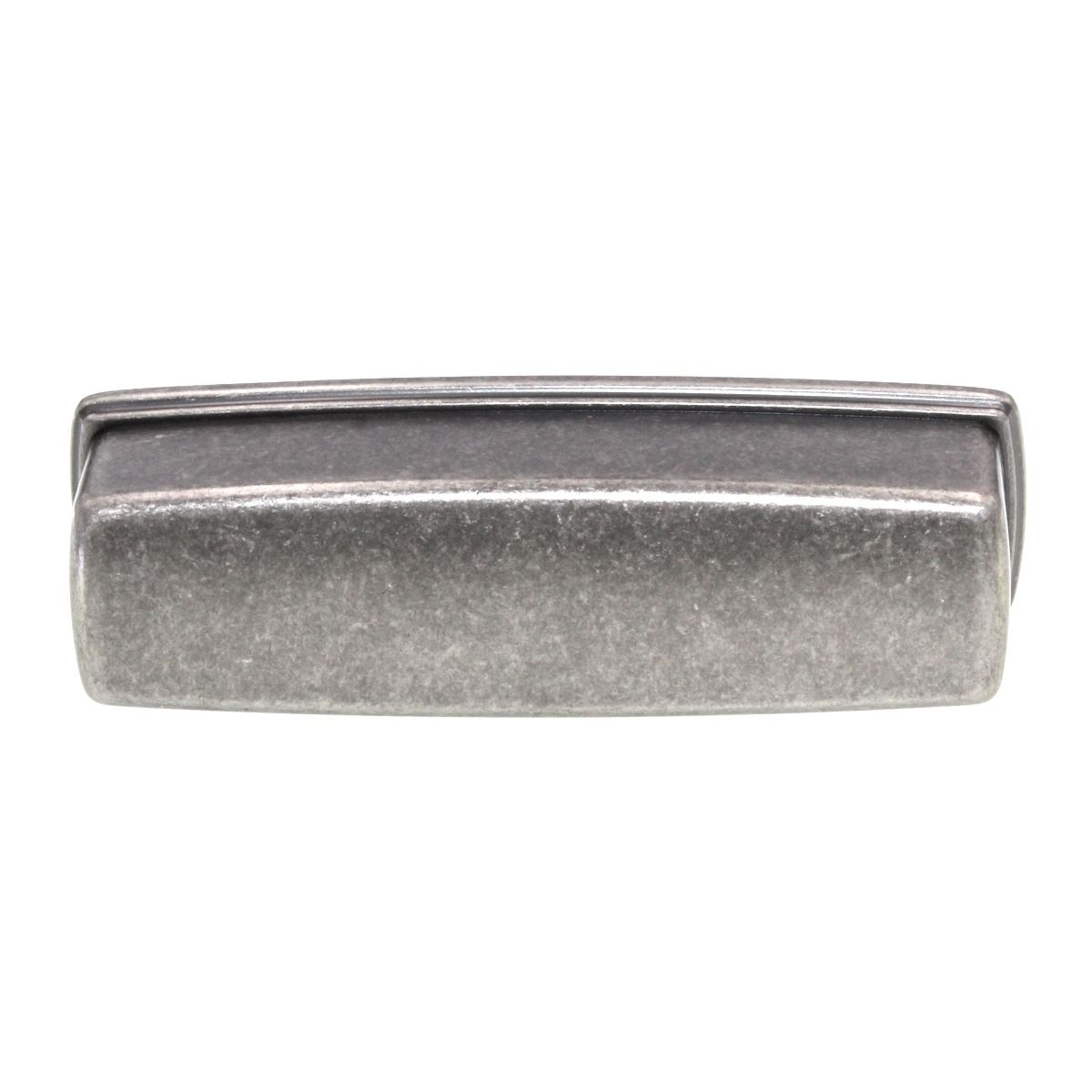 Amerock Kane 3 3/4" (96mm) Ctr Drawer Cup Pull Weathered Nickel BP53801WN