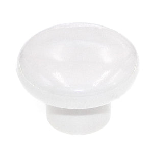 Amerock Plastics 1 3/8" White Round Cabinet Knob Pull BP5421-54