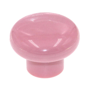 Amerock Plastics Pink 1 1/4" Round Cabinet Knob BP5421-BD