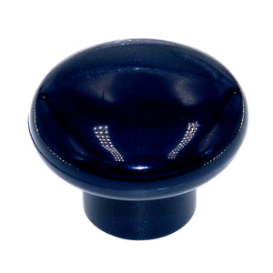 Amerock Plastics 1 3/8" Dark Blue Round Cabinet Knob Pull BP5421-BG