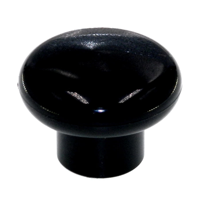 Amerock Plastics Black 1 1/4" Round Cabinet Knob BP5421-BJ